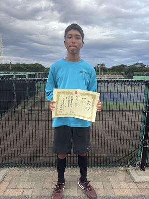 男子シングルス3位