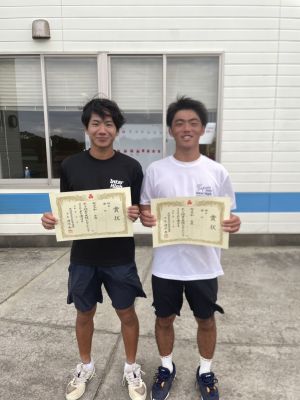 男子ダブルス1位