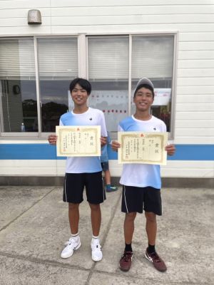 男子ダブルス3位