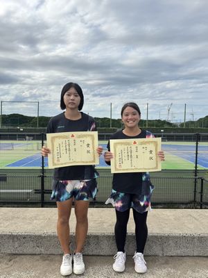 女子ダブルス3位